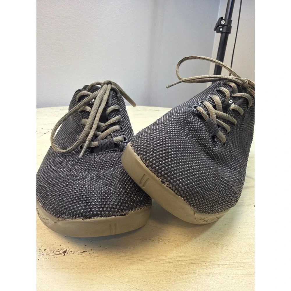 NOBULL SuperFabric Trainer Mens 9 Womens 10.5 Dark‎ Gray Black Training Shoes
